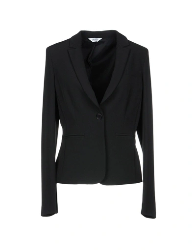 Shop Liu •jo Woman Blazer Black Size 10 Polyester, Elastane