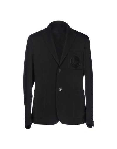 Shop Versace Blazers In Black