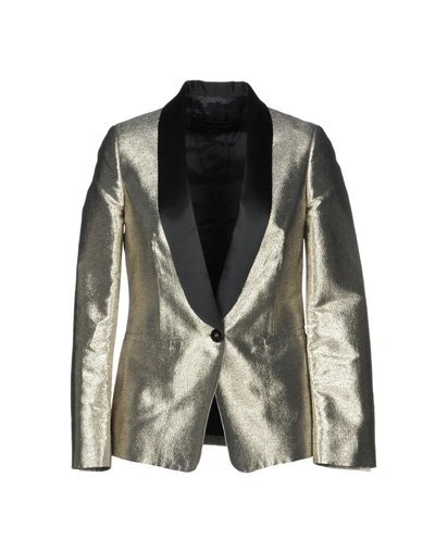Shop Christian Pellizzari Suit Jackets In Platinum