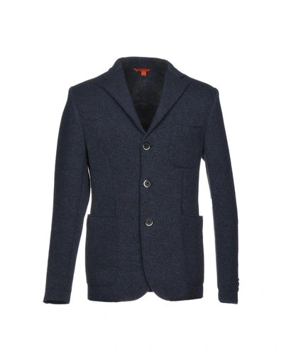 Shop Barena Venezia Blazer In Slate Blue