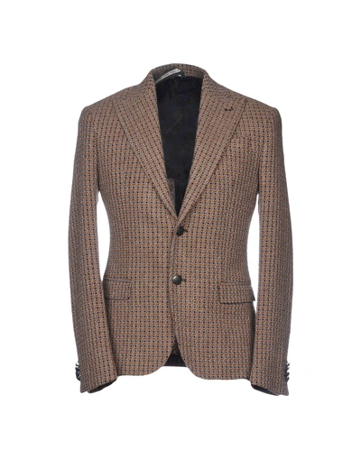 Shop Alessandro Dell'acqua Blazer In Dove Grey