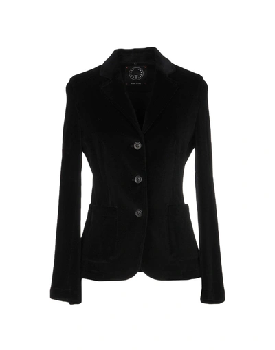 Shop T-jacket By Tonello Blazer In Black