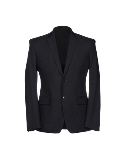 Shop Versace Blazers In Black