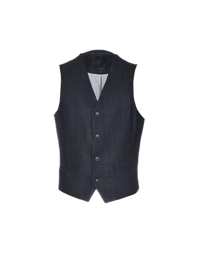Shop Suit Vest In Dark Blue