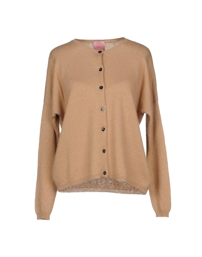 Shop Alyki Cardigan In Camel