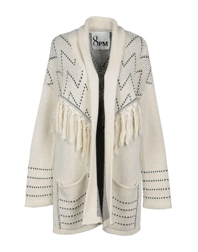 8pm Cardigan In Ivory