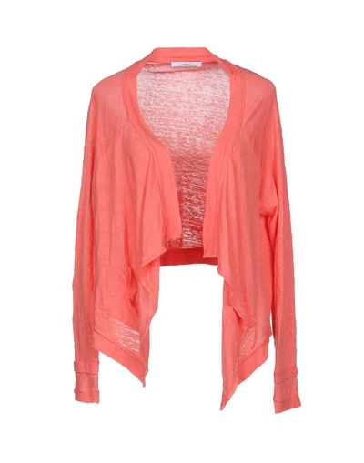 Shop Charli Cardigans In Coral