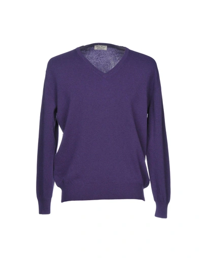 Shop Della Ciana Sweater In Purple