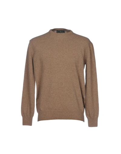 Shop Fred Perry Sweater In Camel