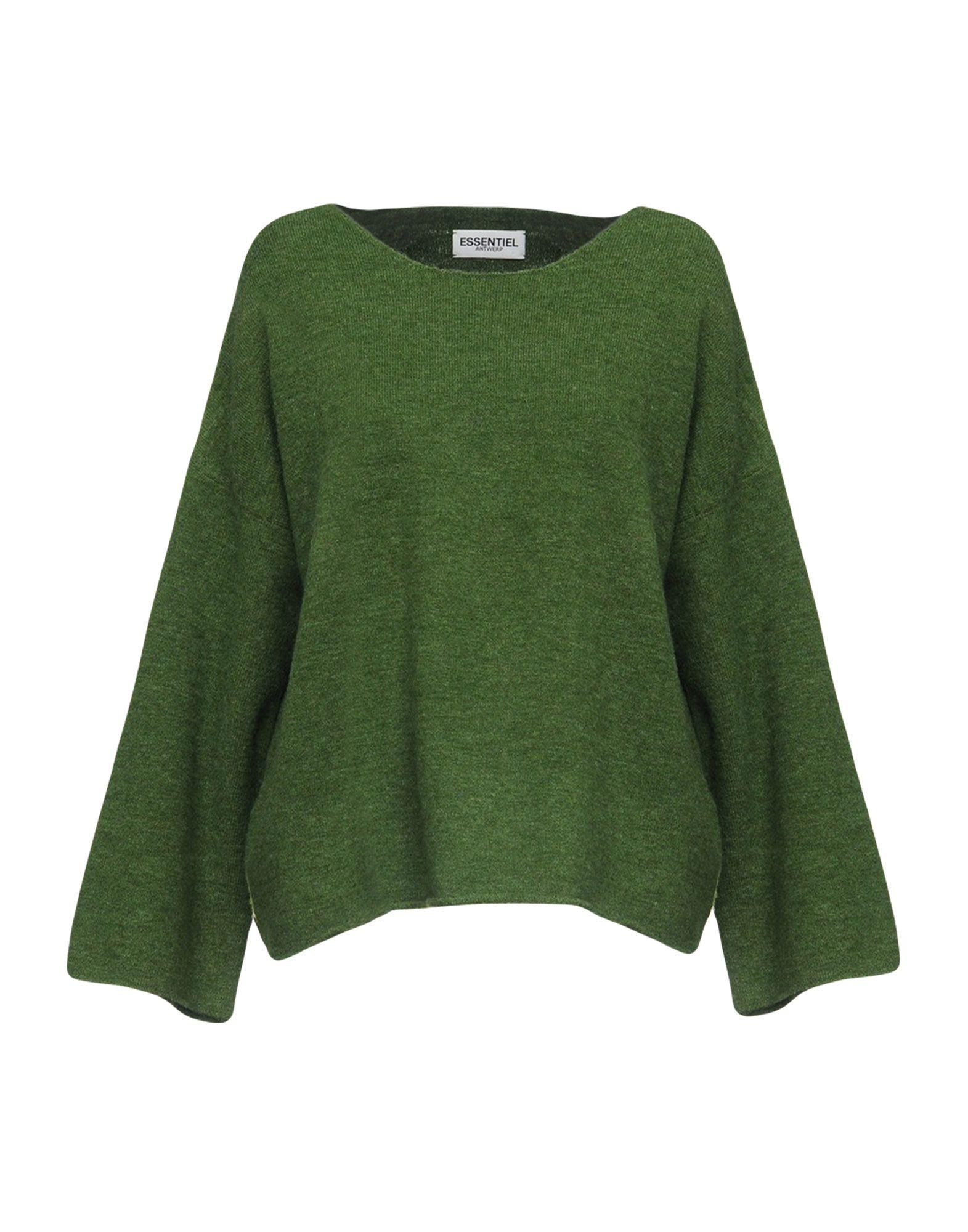 Essentiel Antwerp Sweaters In Military Green | ModeSens