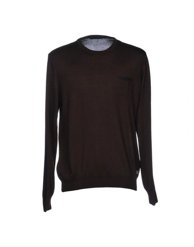 Shop Alessandro Dell'acqua Sweater In Dark Brown