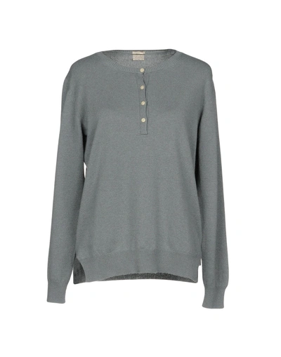 Shop Massimo Alba Cashmere Blend In Military Green