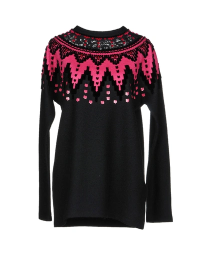 Shop Ermanno Scervino Sweaters In Black