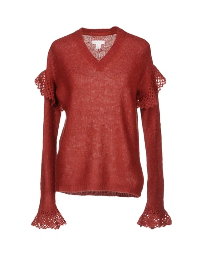 Shop Intropia Sweater In Red