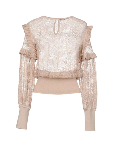 Shop Antonino Valenti Sweater In Sand