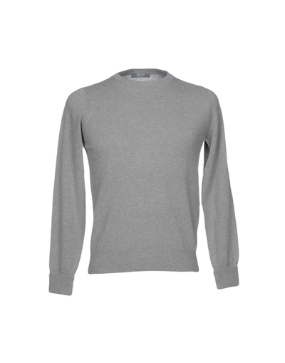 Shop Aran Cashmere Sweater In Grey