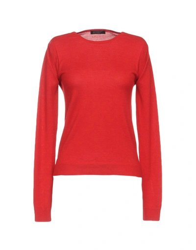 Shop Aragona Sweater In Red
