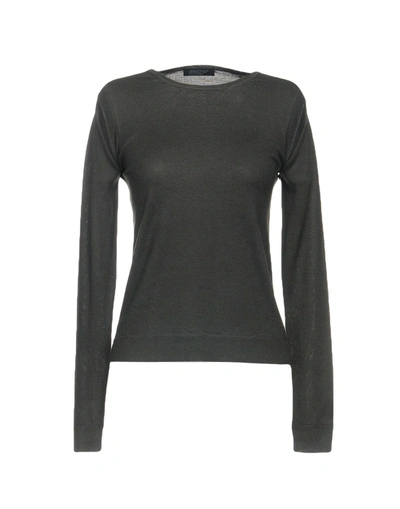 Shop Aragona Sweater In Dark Green