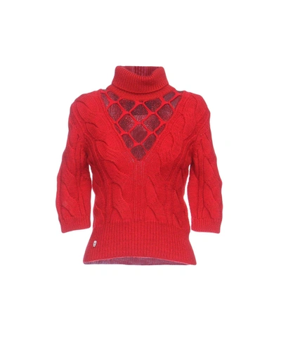 Shop Philipp Plein Turtlenecks In Red