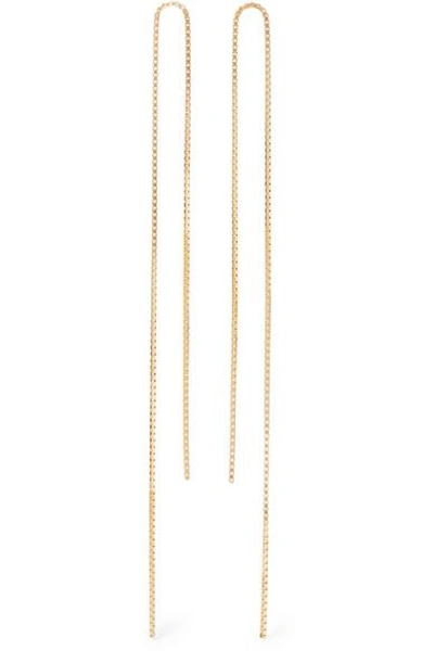 Shop Saskia Diez Fringe 18-karat Gold-plated Earrings