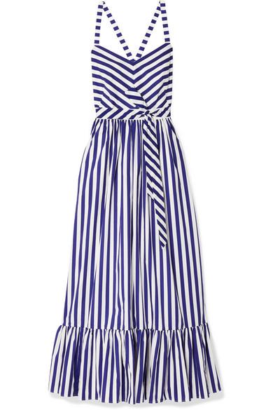 j crew ruffle maxi dress
