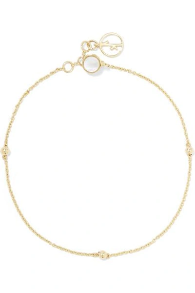 Shop Anissa Kermiche 14-karat Gold Pearl Bracelet
