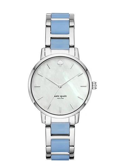 Shop Kate Spade Metro Two-tone Stainless Steel Bracelet Watch