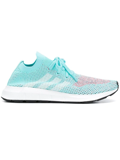 Adidas Originals Women's Swift Run Primeknit Casual Shoes, Blue - Size 9.0 In Blue