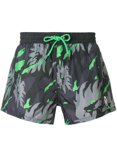 Shop Diesel Printed Swim Shorts