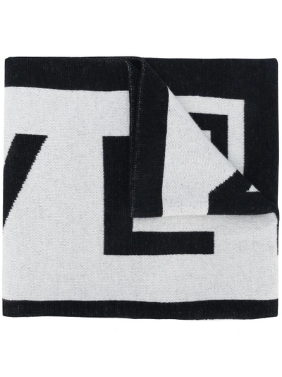 Shop Givenchy Logo Embroidered Scarf