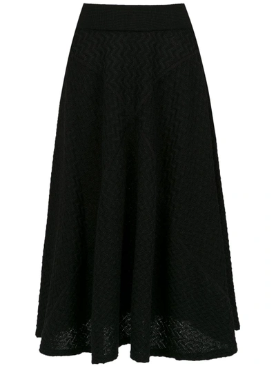 Shop Cecilia Prado Marisa Knit Skirt In Black