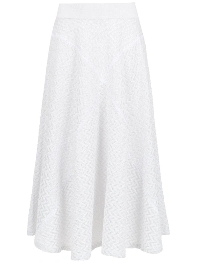 Shop Cecilia Prado Marisa Knit Skirt - White