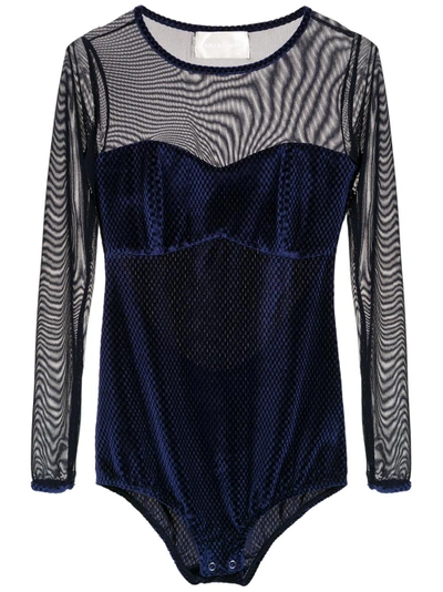 Shop Lilly Sarti Tulle Bodysuit