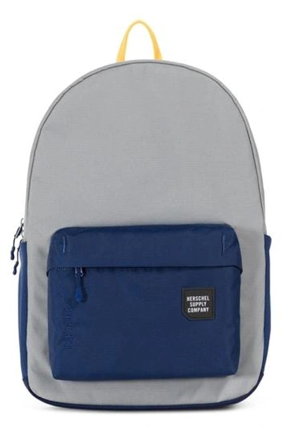 Shop Herschel Supply Co Rundle Trail Backpack - Grey In Quarry/ Blueprint