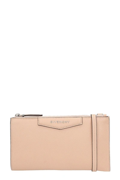 Shop Givenchy Antigona Crossbody Pouch In Powder