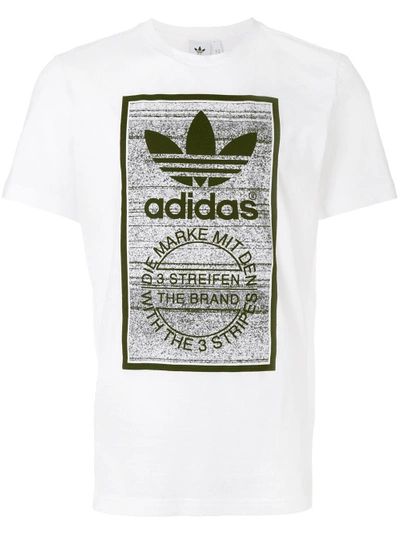Shop Adidas Originals Logo Print T