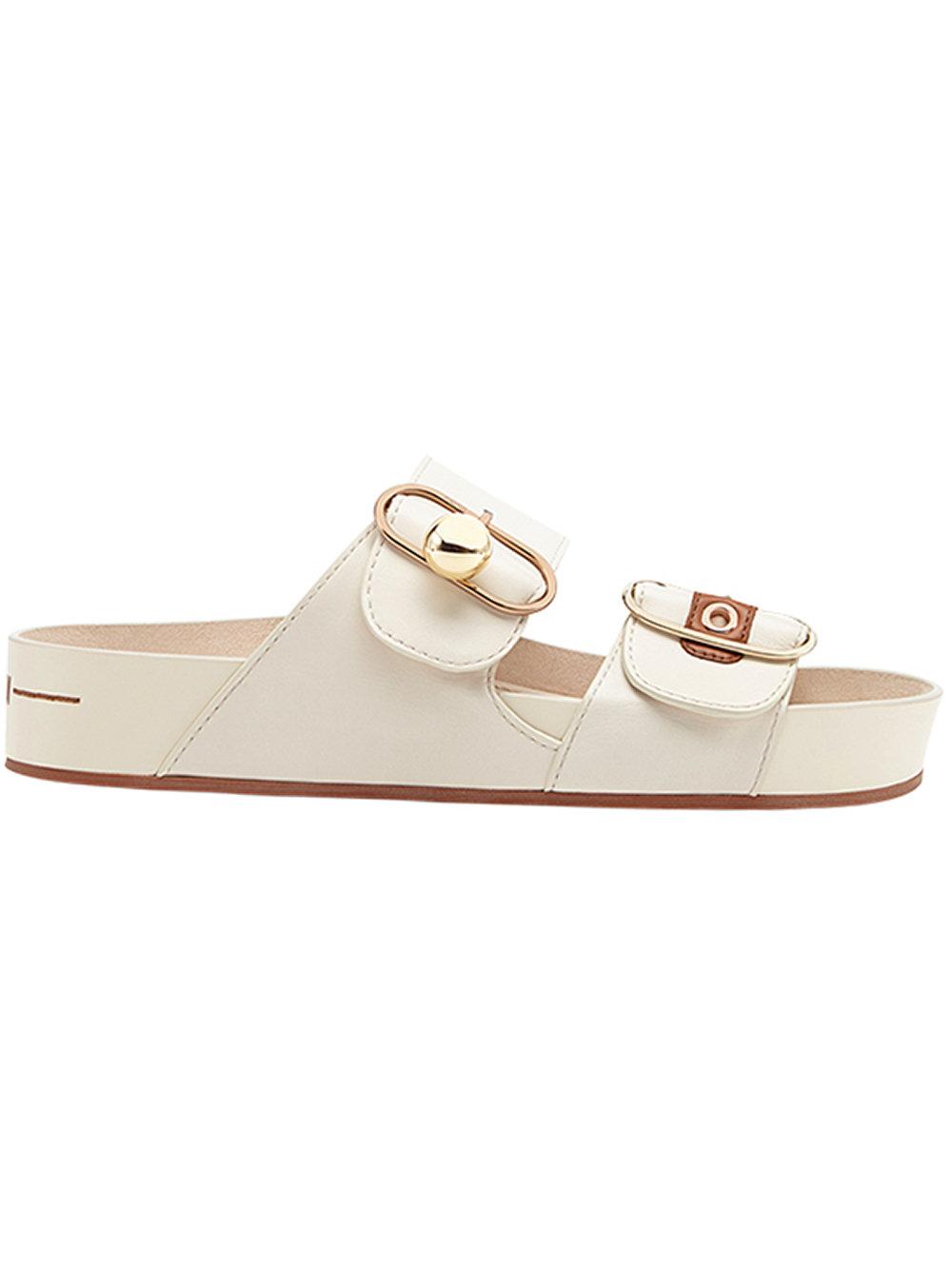 fendi double strap sandals