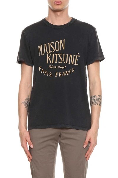 Shop Maison Kitsuné Palais Royal T-shirt From Maison Kitzune In Black