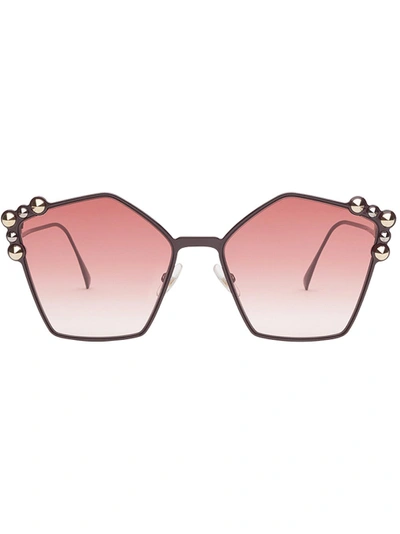 Shop Fendi Can Eye Sunglasses In Pink
