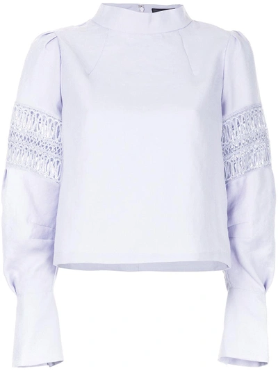 Shop Aula Embroidered Details Blouse