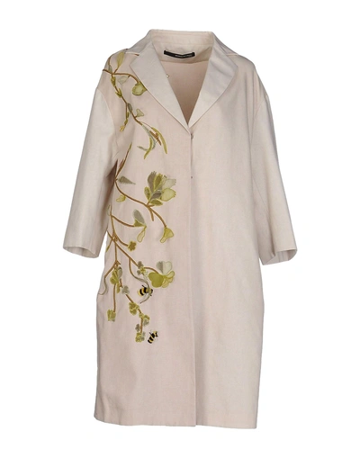 Shop Maurizio Pecoraro Overcoats In Beige