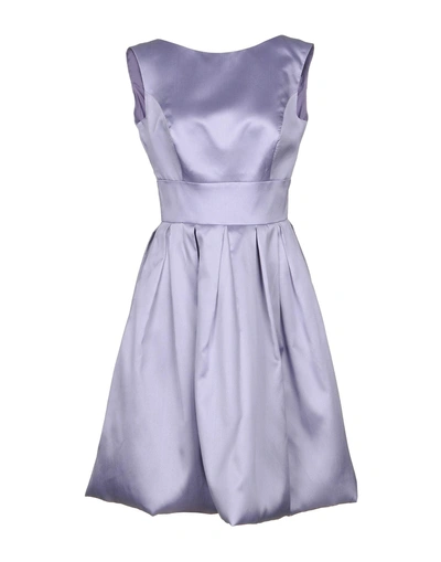 Shop Io Couture Knee-length Dress In Lilac