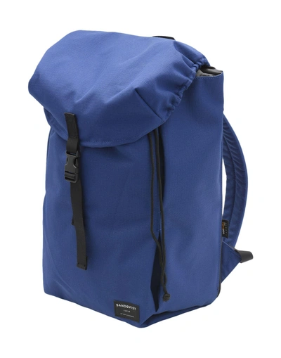 Shop Sandqvist Backpacks & Fanny Packs In Blue