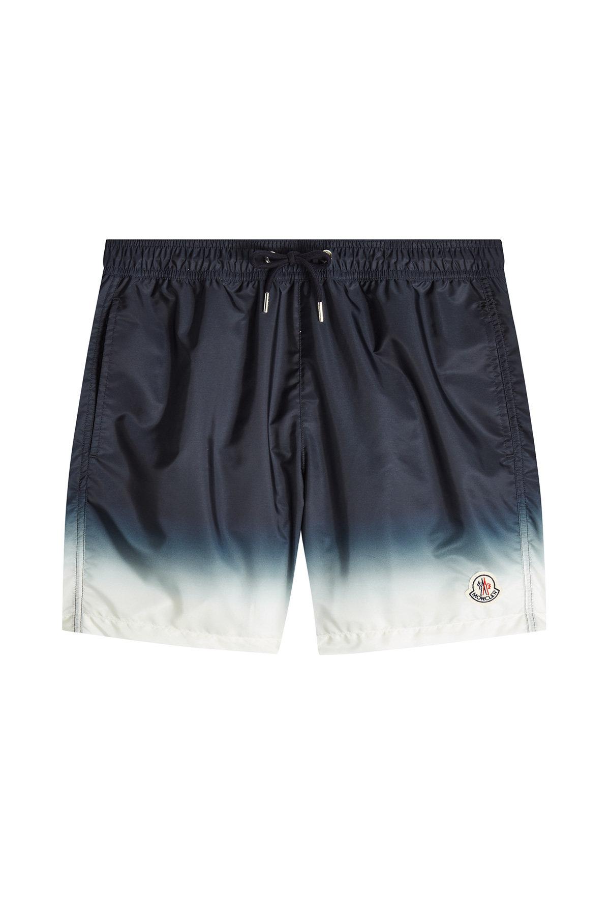 moncler swim shorts blue