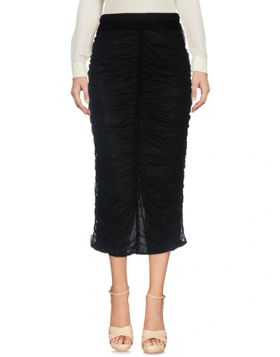 Shop Antonio Marras Midi Skirts In Black