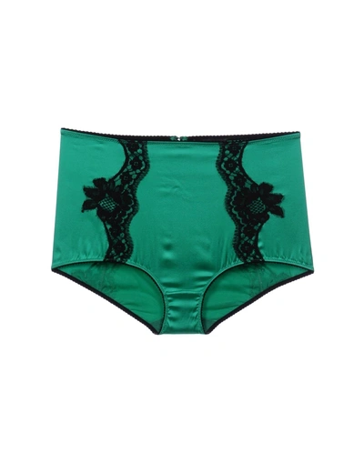 Shop Dolce & Gabbana Boyshorts In Emerald Green