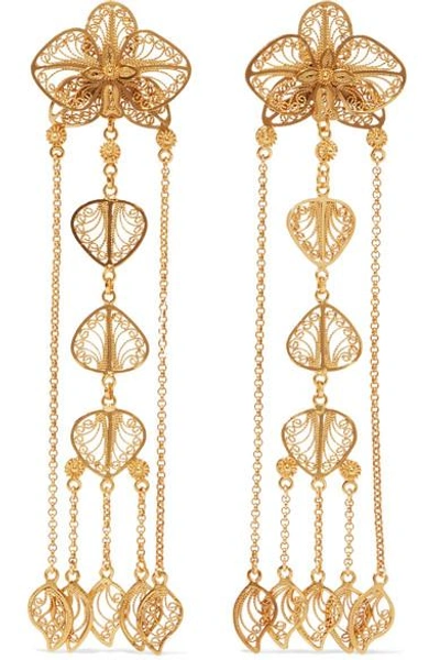 Shop Mallarino Orquídea Gold Vermeil Earrings