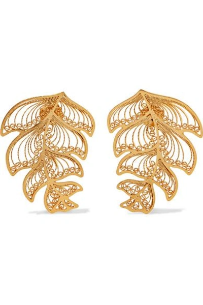 Shop Mallarino Erika Gold Vermeil Earrings