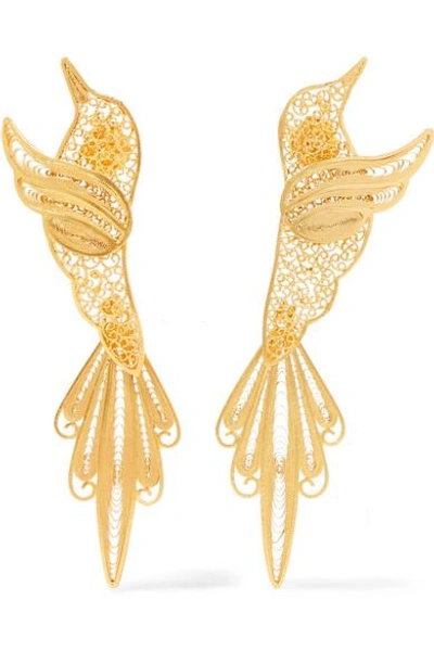 Shop Mallarino Colibri Gold Vermeil Earrings
