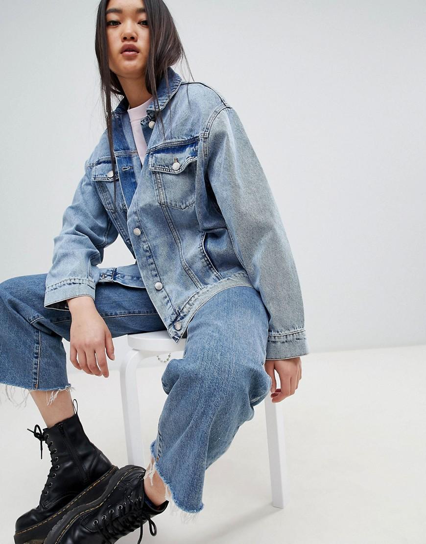 cheap monday upsize denim jacket